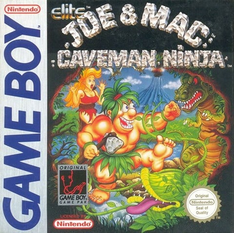 Joe & Mac: Caveman Ninja, Sin Manual, Caja