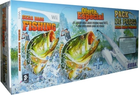Sega Bass Fishing + Cana de Pescar