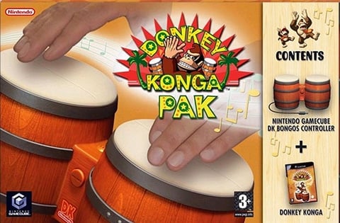 Donkey Konga Pak (Bongo+Juego)