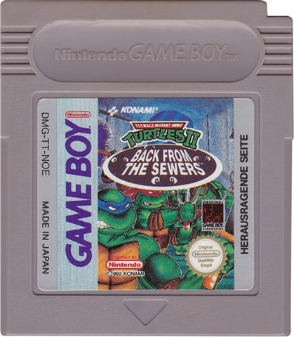 Teenage Mutant Hero Turtles II: Back from the Sewers, Sin Caja