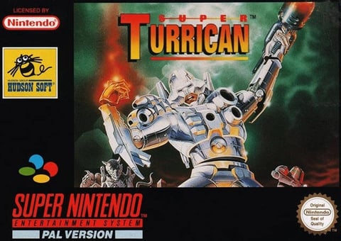 Super Turrican, Caja