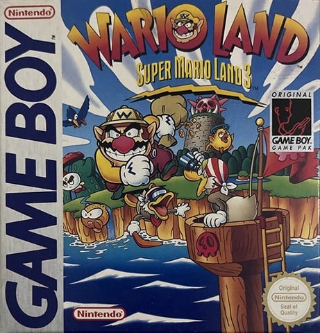 Wario Land: Super Mario Land 3, + Manual, Caja