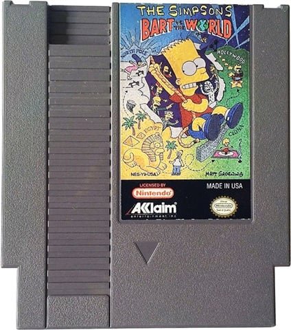 The Simpsons Bart Vs. The World, Sin Caja
