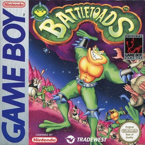 Battletoads, Sin Manual, Caja