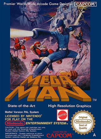 Mega Man, Sin Manual, Caja