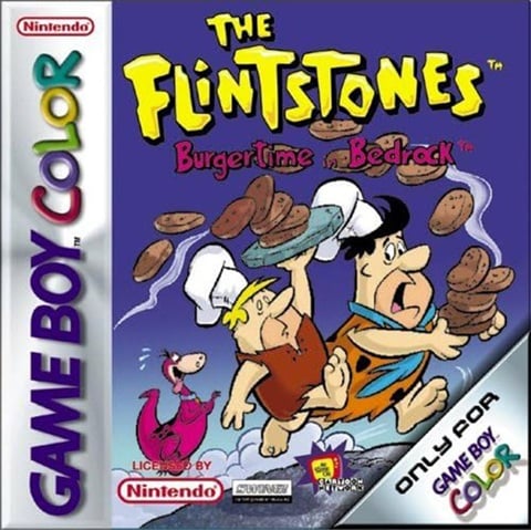 Flintstones: Burger Time In Bedrock, Sin Manual, Caja