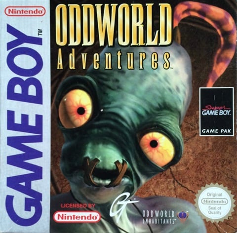 Oddworld Adventures, + Manual, Caja