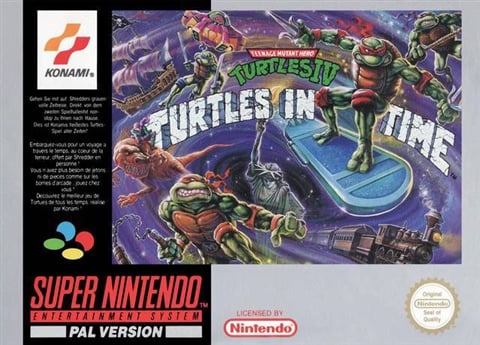 Teenage Mutant Ninja Turtles IV: Turtles In Time, Caja