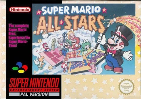 Super Mario All Stars, Caja