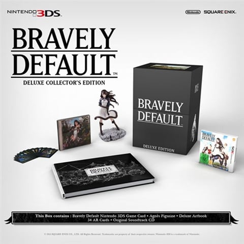 Bravely Default: Deluxe Ed. (w/Figure, Artbook, 34xAR Cards, OST)