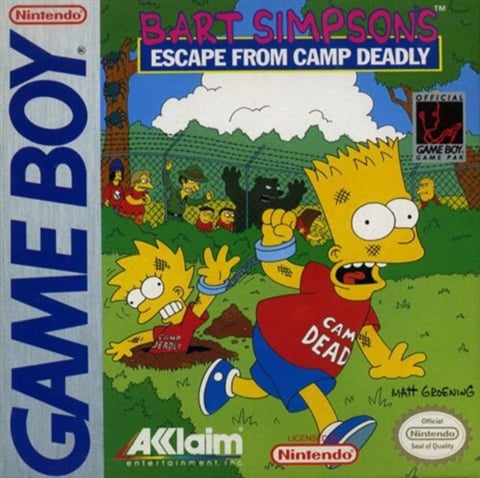 Bart Simpson's Escape from Camp Deadly, Sin Manual, Caja