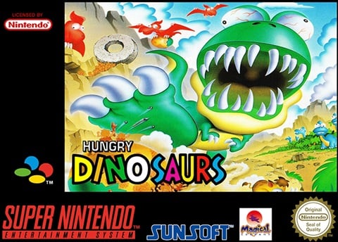 Hungry Dinosaurs, Caja