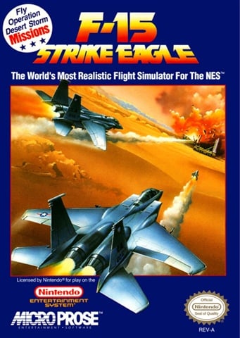 F-15 Strike Eagle, Sin Manual, Caja