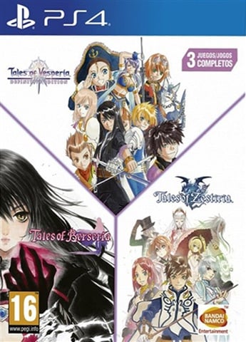Pack Tales of: Vesperia + Berseria + Zestiria (3 Discos)