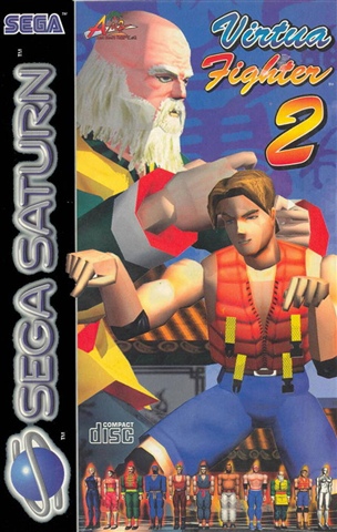 Virtua Fighter 2, + Manual, Caja