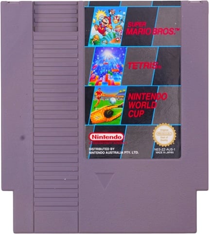 Super Mario Bros. / Tetris / World Cup, Sin Caja