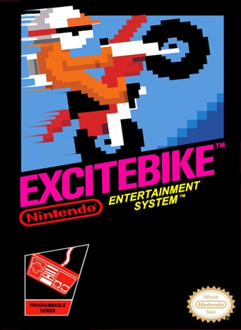 Excitebike, Sin Manual, Caja