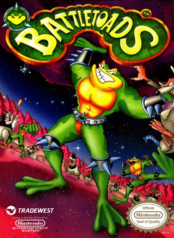 Battletoads, Sin Manual, Caja