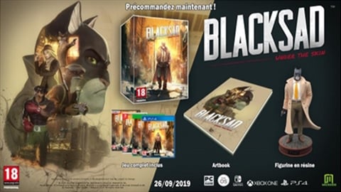 Blacksad Under The Skin Collectors Ed. w/Figure, Artbook, 4 Postcards