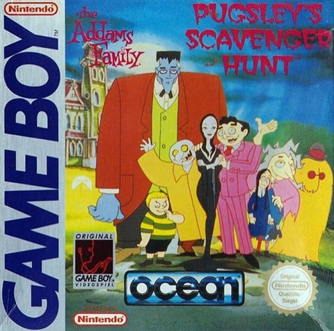 Addams Family: Pugsley's Scavenger Hunt, The, Sin Manual, Caja