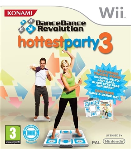 Dance Dance Revolution Hottest Party 3 + Alfombra(Mat)
