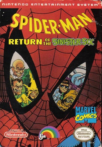 Spider-Man Return of the Sinister Six, + Manual, Caja