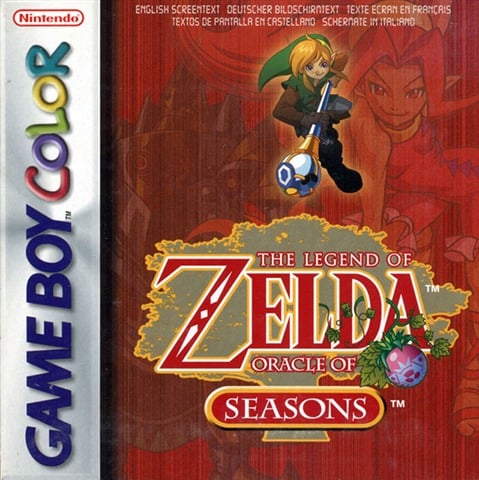 Legend Of Zelda, The: Oracle Of Seasons, Sin Manual, Caja