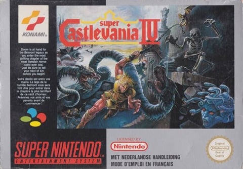 Super Castlevania IV, Caja