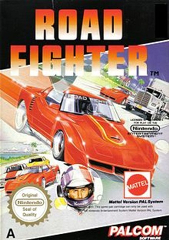 Road Fighter, Sin Manual, Caja