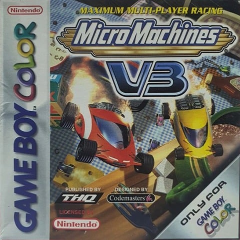 Micro Machines V3, + Manual, Caja