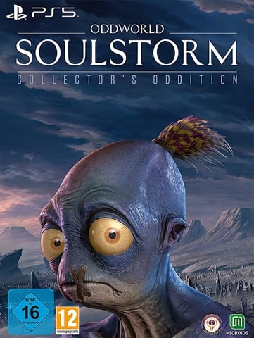 Oddworld: Soulstorm Ed. Col. con Figura, Libro de arte, Llavero y Postales