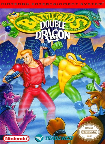Battletoads & Double Dragon, Sin Manual, Caja