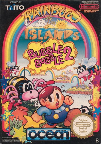 Rainbow Islands: The Story of Bubble Bobble 2, Sin Manual, Caja