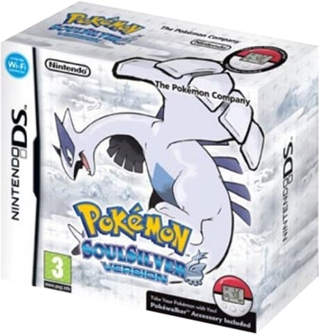 Pokemon Plata SoulSilver + Pokewalker, W/ Outer Box