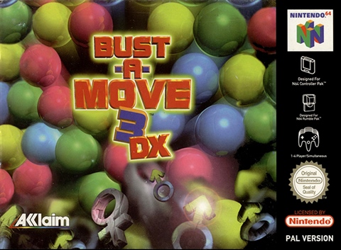 Bust a Move 3DX, Caja