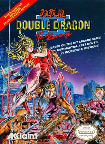 Double Dragon II The Revenge, + Manual, Caja