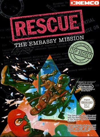 Rescue: The Embassy Mission, + Manual, Caja