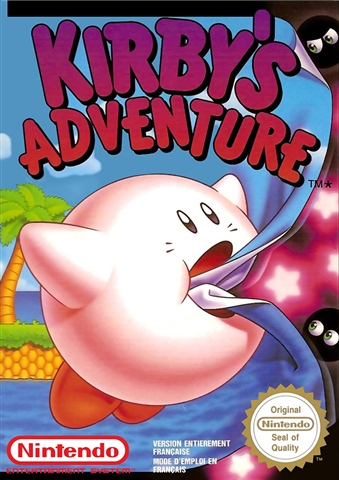 Kirby's Adventure, Sin Manual, Caja