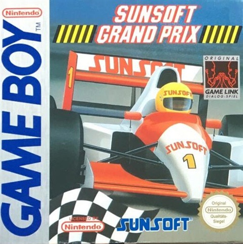 Sunsoft Grand Prix, + Manual, Caja