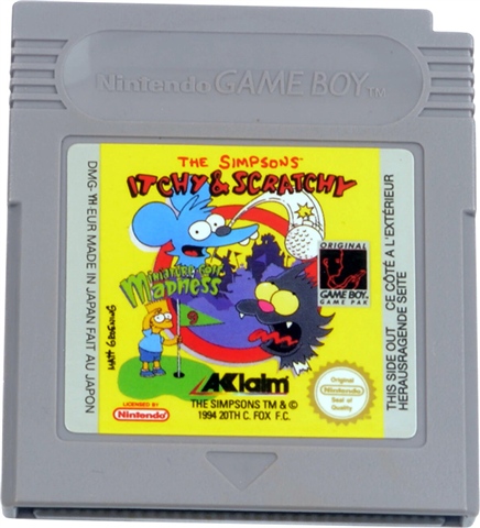 Simpsons: Itchy & Scratchy: Miniature Golf Madness, The, Sin Caja