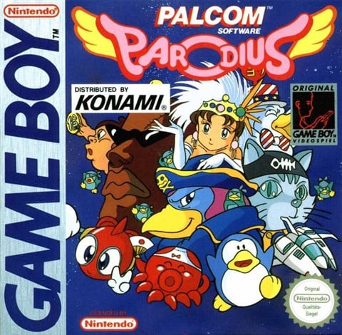 Parodius, + Manual, Caja