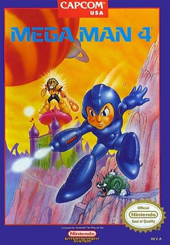 Mega Man 4, + Manual, Caja
