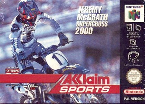 Jeremy McGrath Supercross 2000, Caja