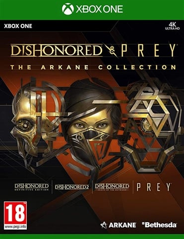 Dishonored 2 & Prey: The Arkane Collection (No DLC) 2 Disc