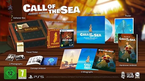 Call of the Sea: Journey Ed. Col. Caja/Vinilo/3 Litograf�as/Libro de arte