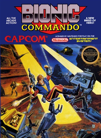 Bionic Commando, Sin Manual, Caja