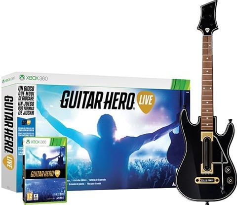 Guitar Hero Live + 6 Button Guitar + USB Dongle