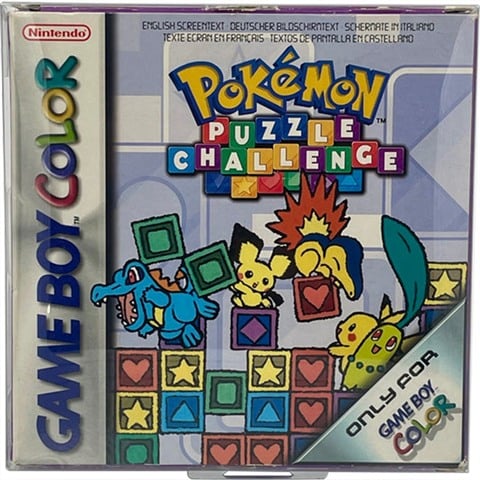 Pokémon Puzzle Challenge, Sin Manual, Caja