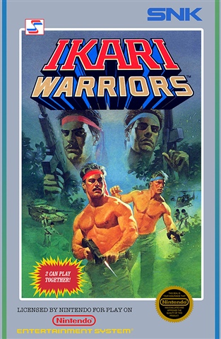 Ikari Warriors, Sin Manual, Caja