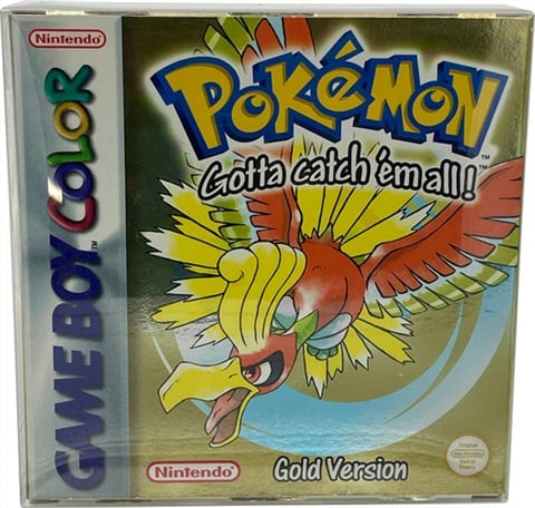Pokémon: Edición Oro, + Manual, Caja